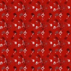 red and white flowers 