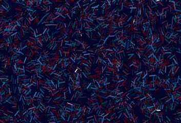 Dark multicolor, rainbow vector template with repeated sticks.