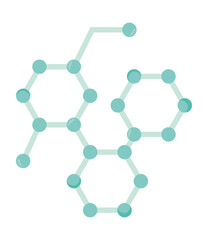 molecular structure icon