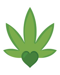 cannabis leaf icon image