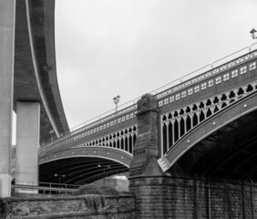 north bridge halifax uk  in  balck and white