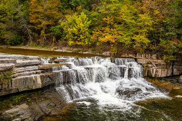Obraz premium Taughannock Creek Tompkins County New York