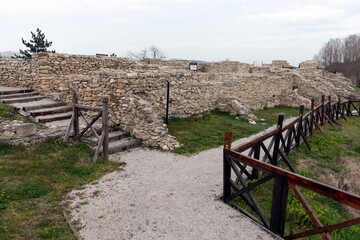 Ruins of Fortress Kaleto at town of Mezdra, Bulgaria