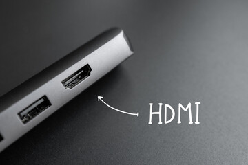 Popular port HDMI for data and video transfer