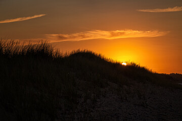 Beautiful Sunset on Cape Cod Beaches
