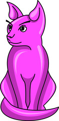 cat cute animal pink