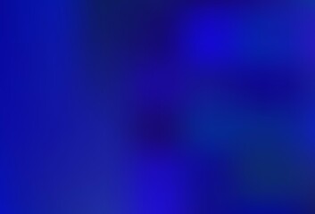 Dark BLUE vector blurred bright background.