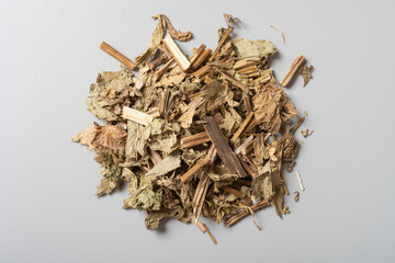 top view herb ZeLan or Lycopi Herba or Hirsute Bugleweed Herb