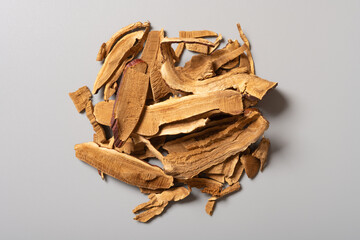 top view herb LingZhi or Ganoderma or Lucid Ganoderma