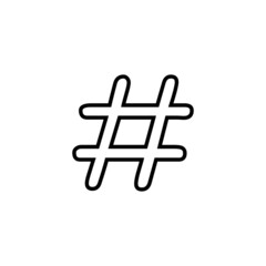 Hashtag icon. hashtag sign and symbol