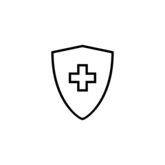 Obraz premium Health insurance icon. Insurance document sign and symbol
