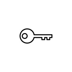 Key icon. Key sign and symbol.