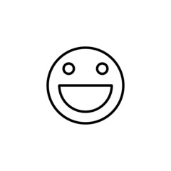 smile icon. smile emoticon icon. feedback sign and symbol