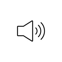 Speaker icon. volume sign and symbol. loudspeaker icon. sound symbol