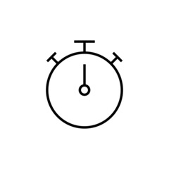 stopwatch icon. Timer sign and symbol. Countdown icon. Period of time