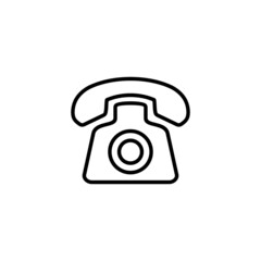 Telephone icon. phone sign and symbol