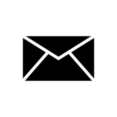 Envelope silhouette for electronic mail. Vector icon.