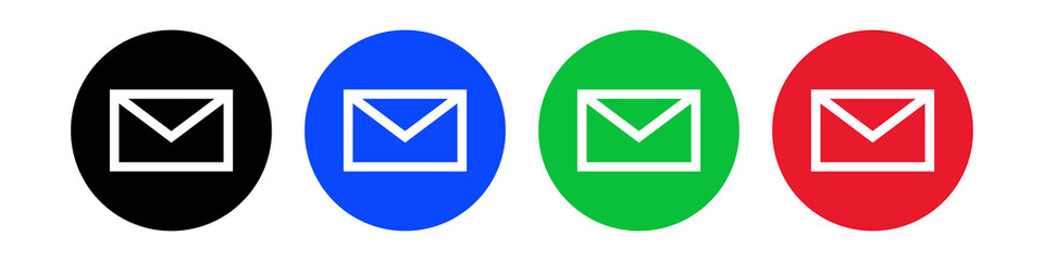 A set of icons for email. email vector.