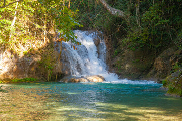 Fototapeta premium Cascadas Magicas Copalitilla