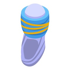 Head turban icon isometric vector. Arab hat. India headdress