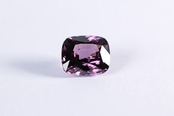 Macro close up of flawed cut and polished gemstones