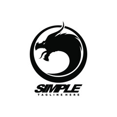dragon simple logo