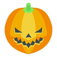 Kids party pumpkin icon isometric vector. Happy birthday. Child fun