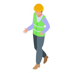 Job builder icon isometric vector. Work seek. Business vacancy