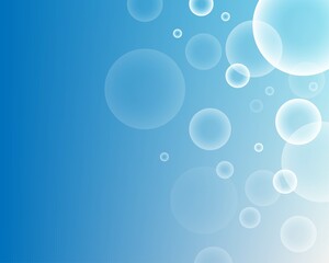 Blue light bubble galaxy sky soft pastel background