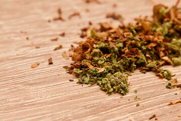 Cannabis , Marijuana with tabacco