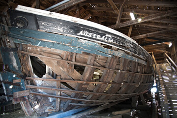 Boat under construction