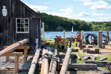 Boats out on the lake