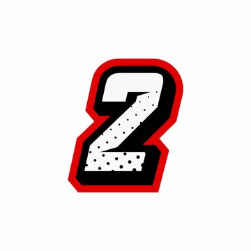 Racing number 2 logo design inspiration
