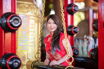 Fototapeta na wymiar portrait beautiful Asian girl