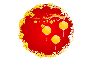 Chinese culture. Chinese new year background illustration