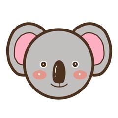 動物のかわいいイラスト素材　コアラ