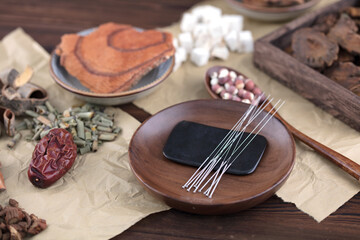 Traditional Chinese Medicine Acupuncture and Gua Sha Treatment