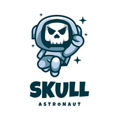 Illustration vector graphic of Skull Astronaut, good for logo design © Maiko
