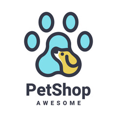 Illustration vector graphic of Pet Shop, good for logo design