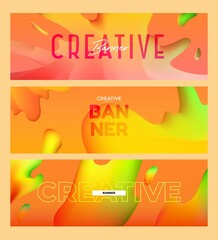 yellow fresh color creative promotion background or banner template
