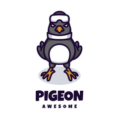 Illustration vector graphic of Pigeon, good for logo design
