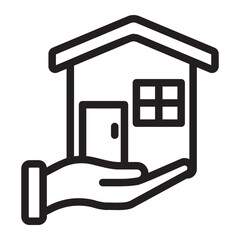 mortgage line icon