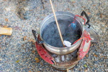 Natural Dyeing process, craft activity, Natural Dyeing with Plants