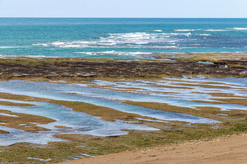 waves on the beach