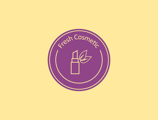 fresh cosmetic icon vector illustration