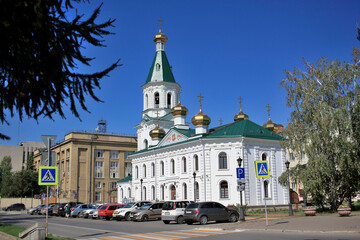 Fototapeta na wymiar View of the Military Resurrection Cathedral