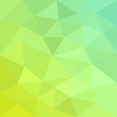 Fototapeta na wymiar Green polygonal vector abstract background