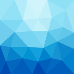 Fototapeta premium Blue polygonal vector abstract background