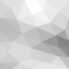 Fototapeta premium White polygonal vector abstract background
