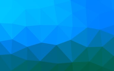 Light BLUE vector blurry triangle texture.
